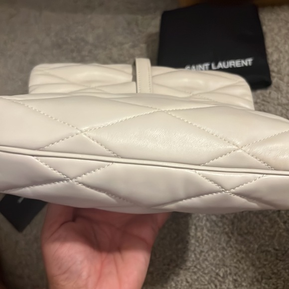 YSL Le 57 Hobo Bag in Quilted Lambskin Leather - Picture 17 of 17